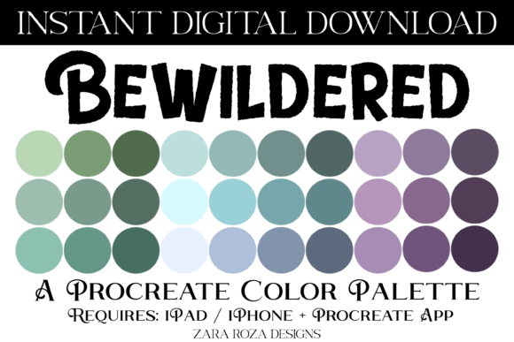 Bewildered Procreate Color Palette: Creative Inspiration for Digital Artists