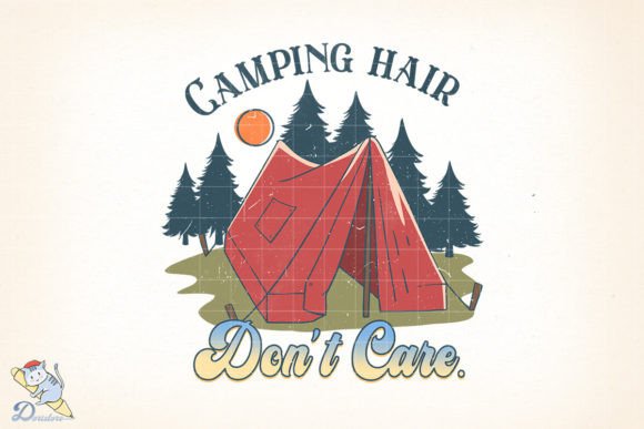 Camping Hair Don’t Care: A Unique Digital Art Experience