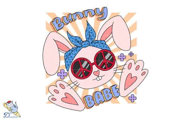 Easter Bunny Babe: A Unique Personalized Art Experience