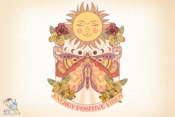 Enercy Positive Vibes: Digital Art for Creative Projects