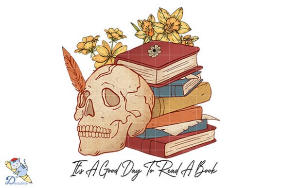 It’s a Good Day to Read a Book: A Versatile Digital Illustration for Creative Projects