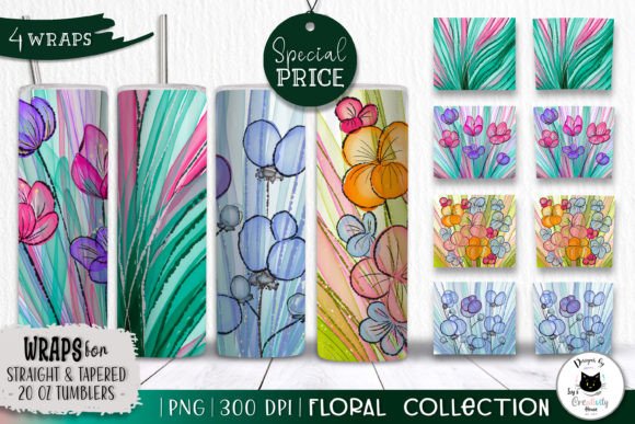 Stained Glass Floral Tumbler Designs – A Creative Way to Celebrate Spring