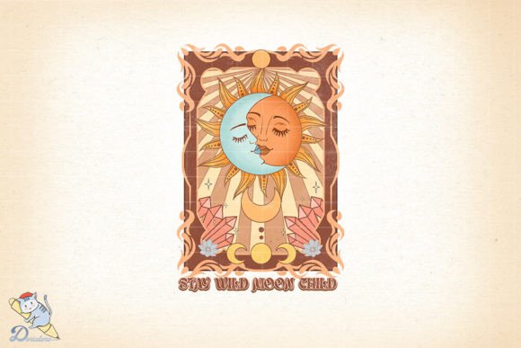Stay Wild Moon Child Sublimation: A Strategic Creative Asset for Print and Branding