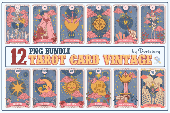 Vintage Tarot Card Sublimation Bundle: A Practical Creative Resource