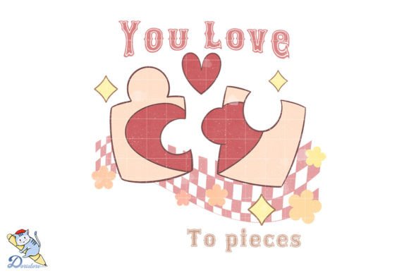 You Love to Pieces Retro Sublimation: A Strategic Design Resource for Creative Professionals